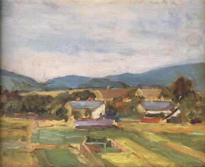 Egon Schiele Landscape in Lower Austria (mk12) china oil painting image